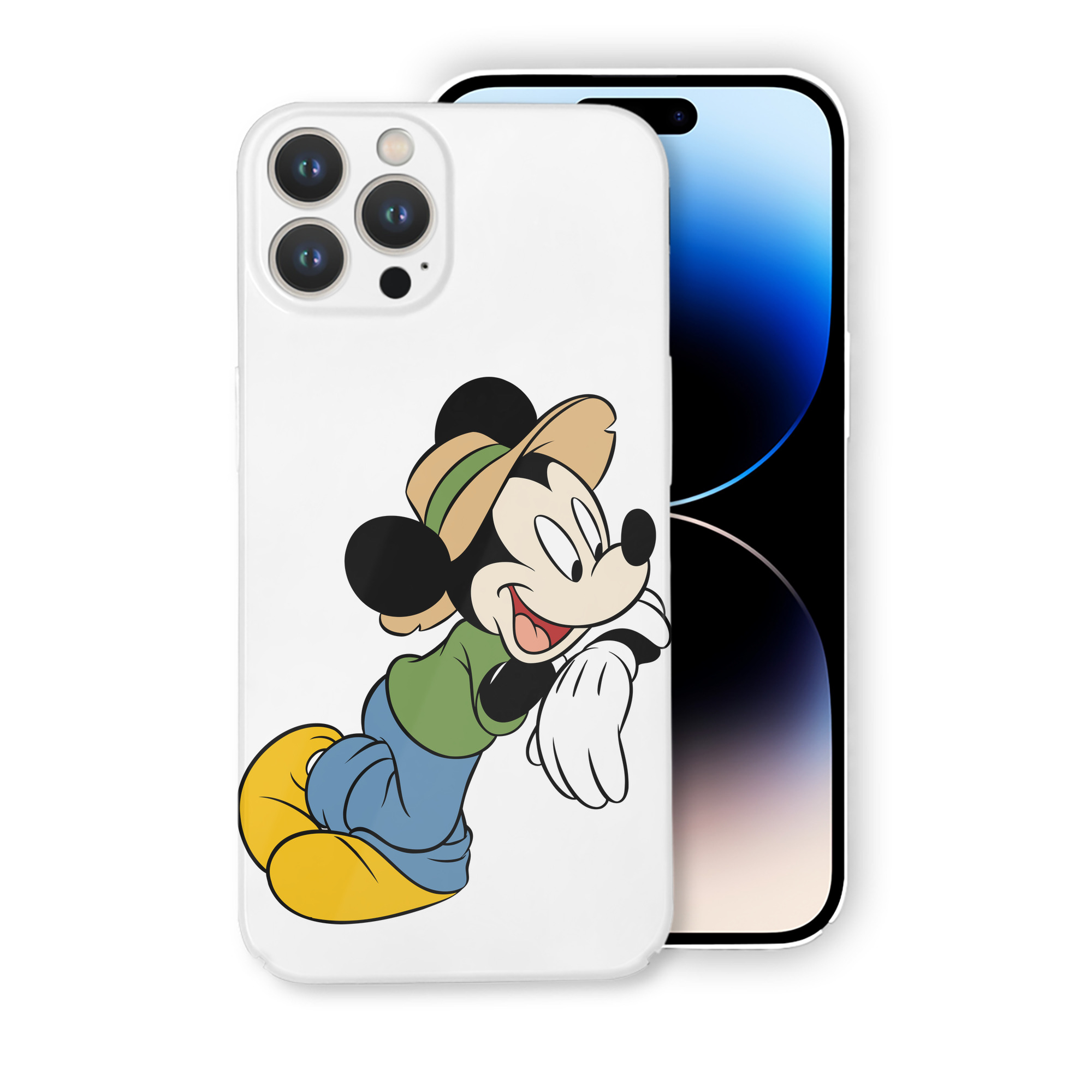（画像用） ミッキーマウス Mickey Mouse 【iPhone 14シリーズ対応】ハードケース